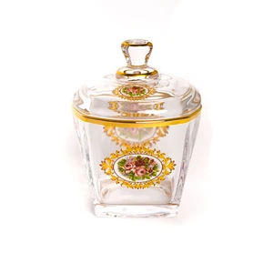 قندان بلینک مکس مدل استرلینگ لب طلایی گل سرخ کد 127 بسته یک عددی