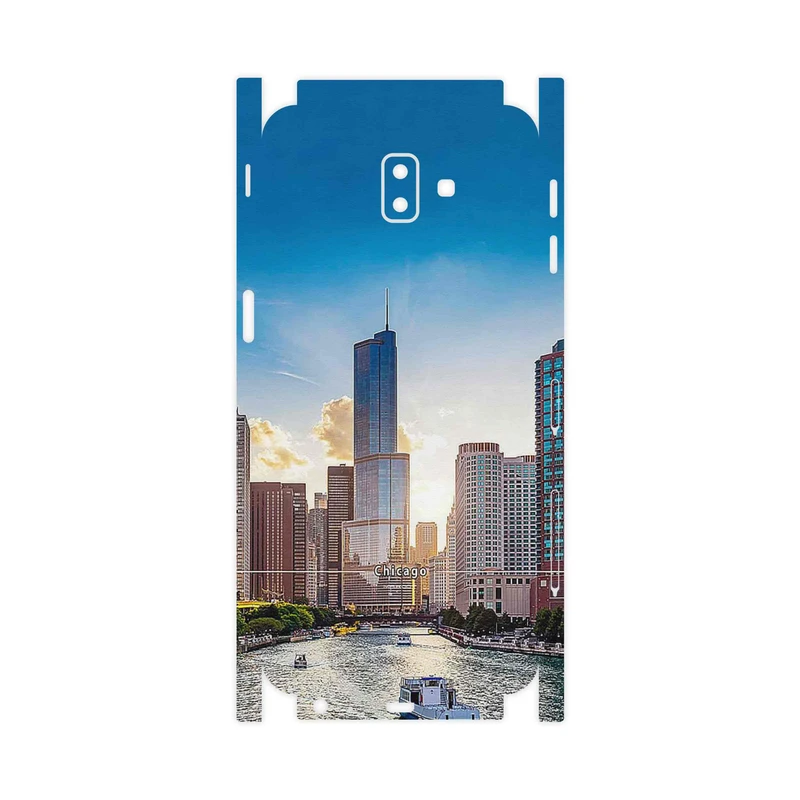 برچسب پوششی ماهوت مدل City of Chicago-FullSkin مناسب برای گوشی موبایل سامسونگ Galaxy J6 Plus