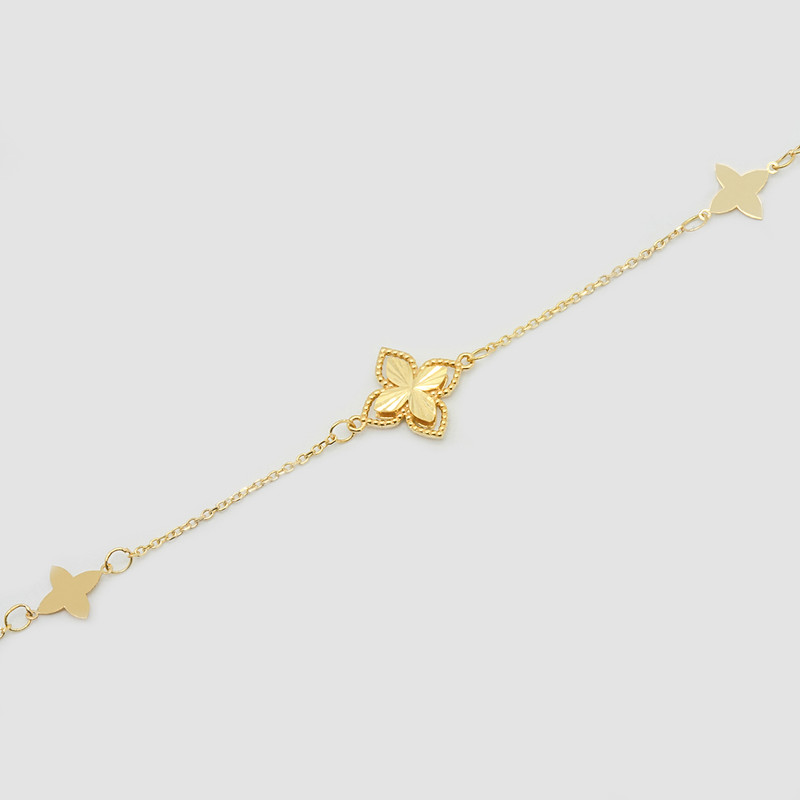 پابند طلا 18 عیار زنانه مایا ماهک مدل MA0177 ونکلیف تراش