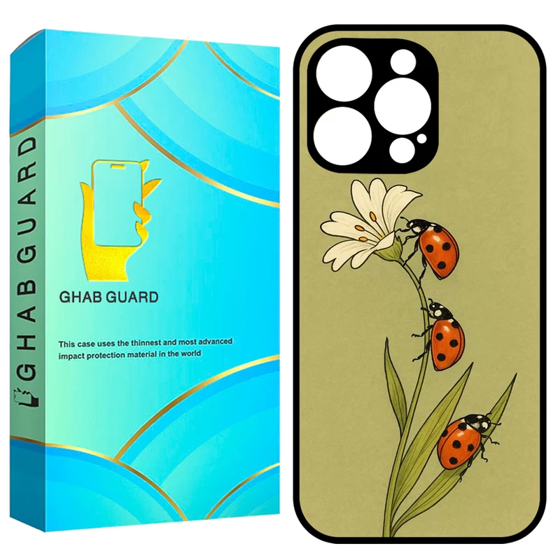 کاور قاب گارد طرح کفشدوزک مدل GCHP16P مناسب برای گوشی موبایل اپل iPhone 16 Pro