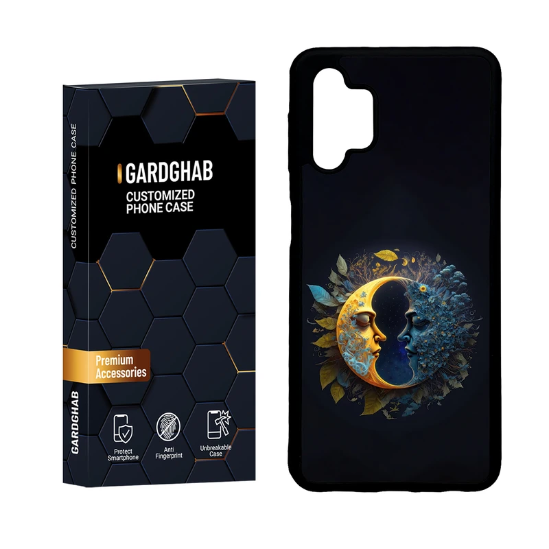 کاور گارد قاب مدل دور ژله ای هنری مناسب برای گوشی موبایل سامسونگ Galaxy A32 5G / M32 5G