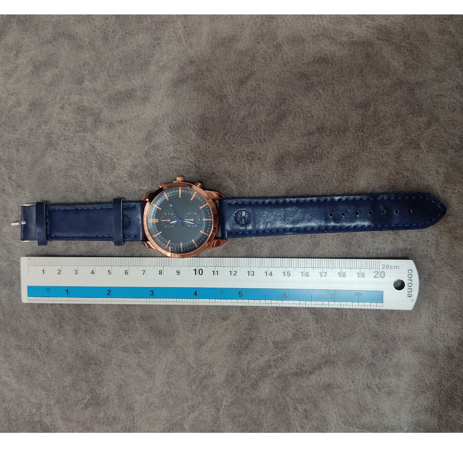 ساعت مچی عقربه ای مدل بند چرمی کد 003 -  - 4