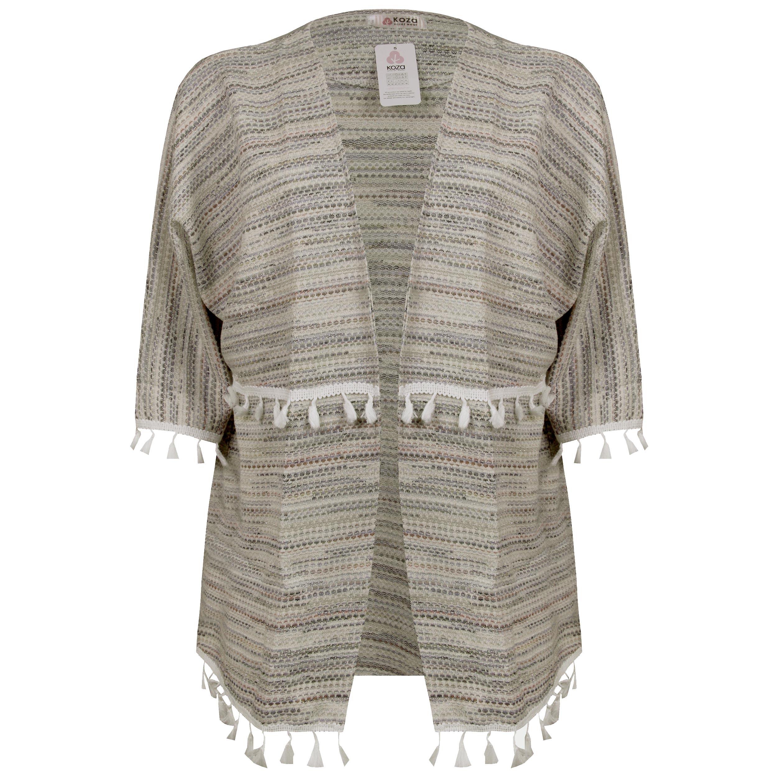 ست 3 تکه لباس زنانه کوزا مدل 4601-003-2 رنگ کرم