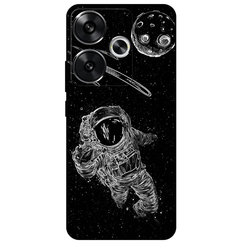 کاور مگافون طرح فضانورد مدل 1368 مناسب برای گوشی موبایل شیائومی Poco F6  