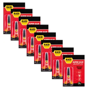 چسب  قطره ای رازی  مدل 108 حجم 3 میلی لیتر  بسته 8 عددی