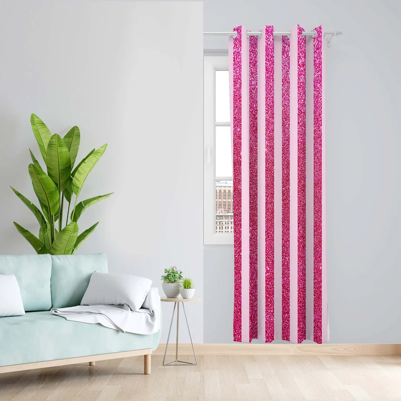 پرده مدل مخمل پانچی کد 5547R z سایز 140x200 سانتی متر