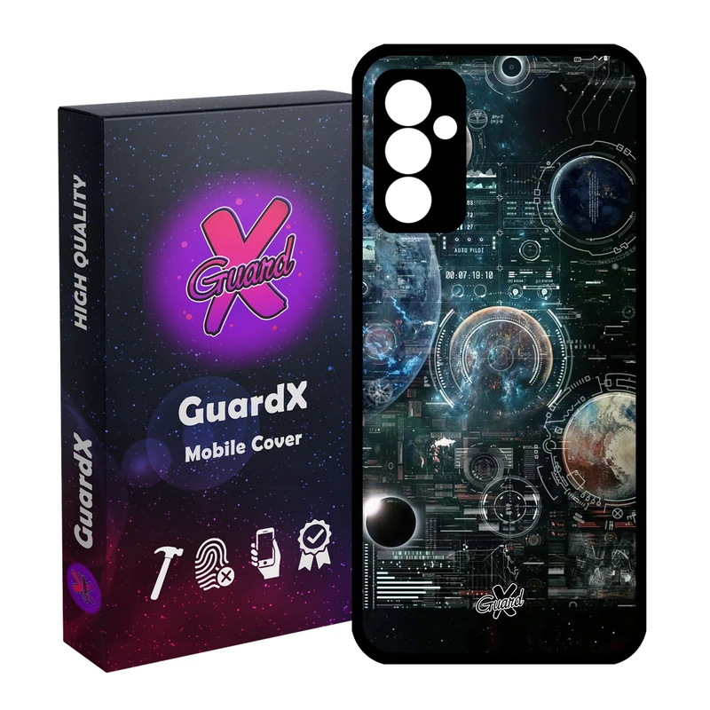 کاور گارد ایکس طرح فضا مدل Glass10512 مناسب برای گوشی موبایل سامسونگ Galaxy A55 / A55 5G