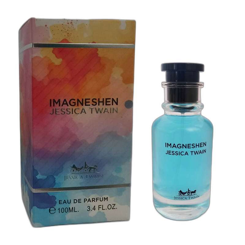 ادو پرفیوم مردانه جسیکاتواین مدل لویی ویتون ایمجینیشن با رایحه خنک حجم 100 میلی لیتر