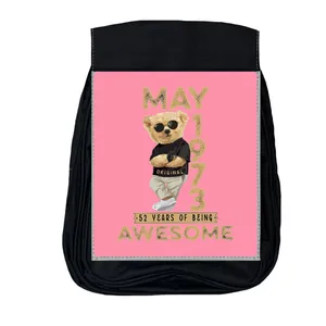 کوله پشتی مدل تدی عینک دودی    