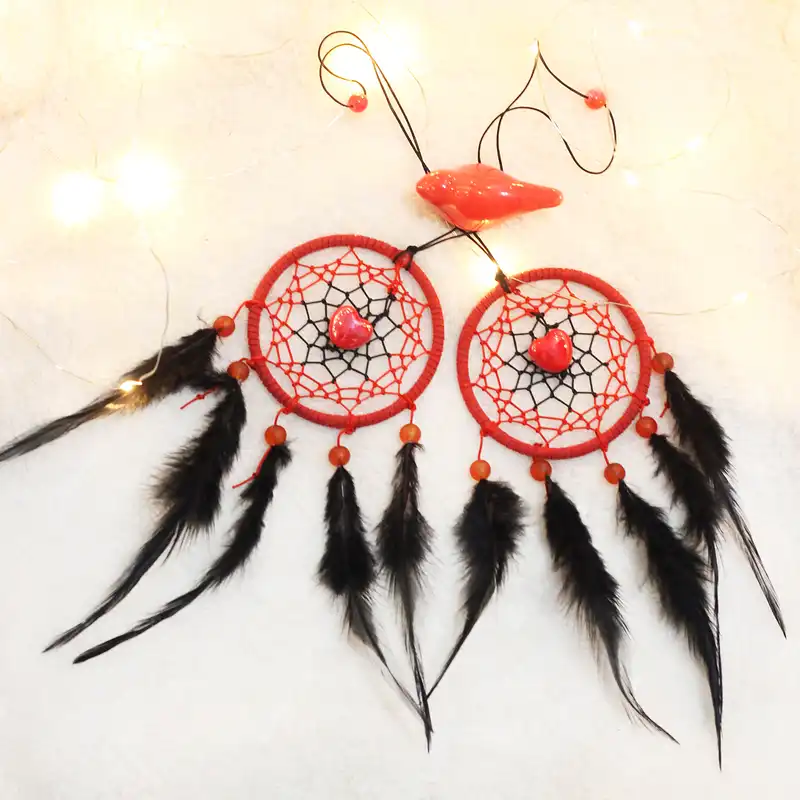 آویز دریم کچر مدل قلب دار کد 02