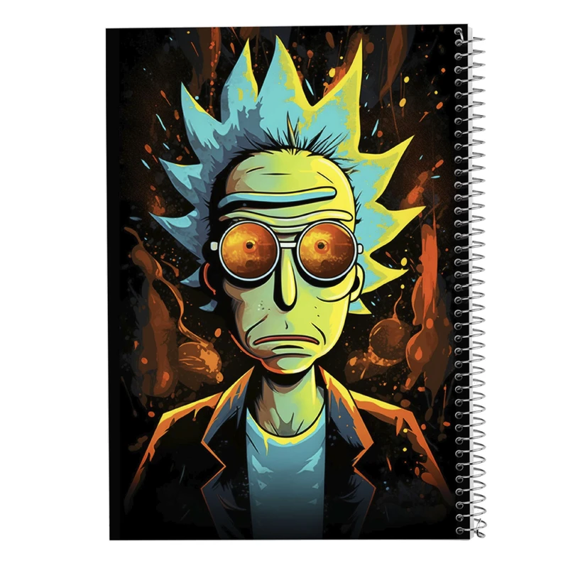دفتر لیست خرید 50 برگ مدوپد مدل ریک اند مورتی rick&morty کد DF10851