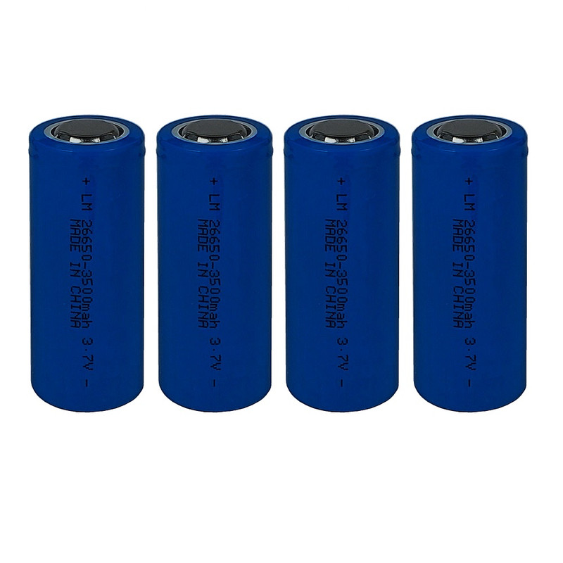 باتری لیتیوم یون قابل شارژ مدل LM-B26650 ظرفیت 3500 میلی آمپر ساعت بسته 4 عددی