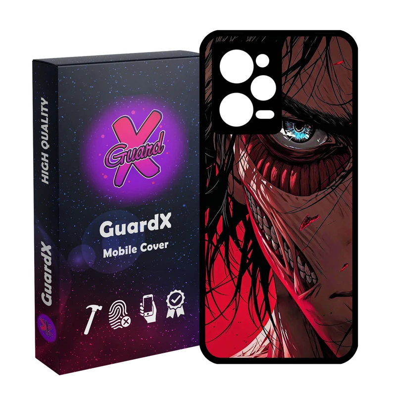 کاور گارد ایکس طرح صورت مدل 10965 مناسب برای گوشی موبایل شیائومی Redmi Note 12 Pro 5G/Poco X5 Pro 5G/Note 12 Pro Speed