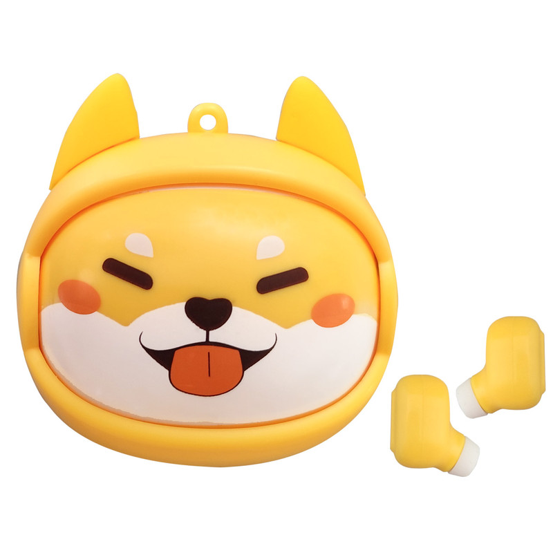 هدفون بلوتوثی طرح فانتزی سگ مدل IBE-G05-change face-Shiba 