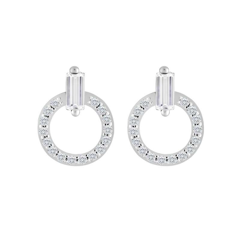 گوشواره نقره میخی زنانه اقلیمه مدل EN1943 گوشواره نقره میخی زنانه اقلیمه مدل EN1943