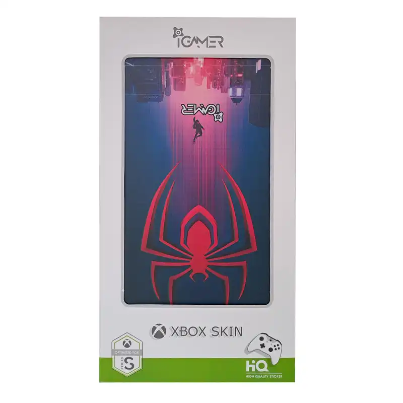 برچسب کنسول بازی ایکس باکس سری اس آیگیمر طرح اسپایدر من مدل Skins0014 مجموعه 3 عددی