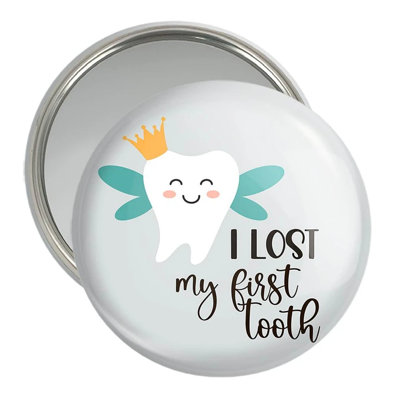 آینه جیبی خندالو مدل جشن دندونی پسرونه  کد 10948