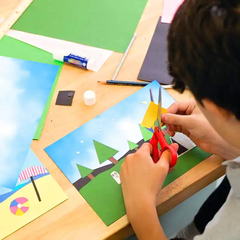 کاغذ رنگی A4 مستر راد مدل ابر و باد بسته 40 عددی