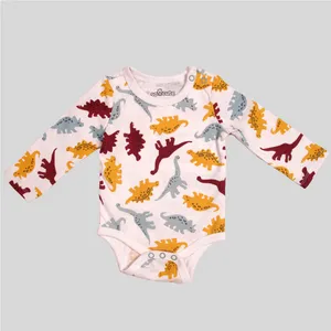 بادی آستین بلند نوزادی پپکو مدل PK-PEP-SO-Dino