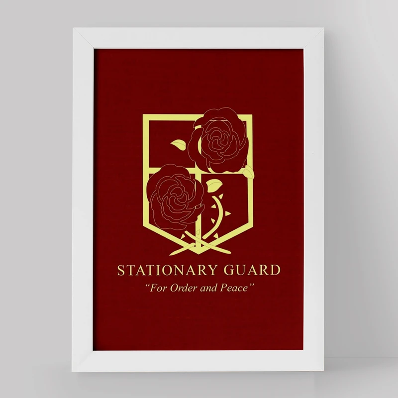 تابلو خندالو مدل نگهبان ثابت انیمه اتک آن تایتان کد 11028