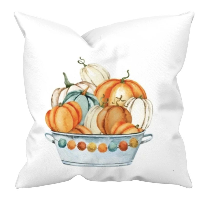 کاور کوسن مدل کدو تنبل و پاییز سایز 40*40 سانتی متر