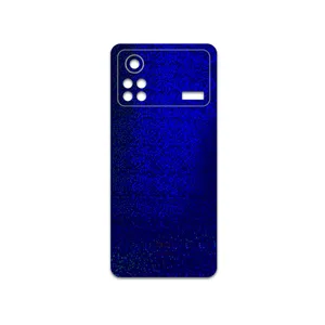 MAHOOT Blue-Holographic Cover Sticker for Xiaomi Poco X4 Pro 5G