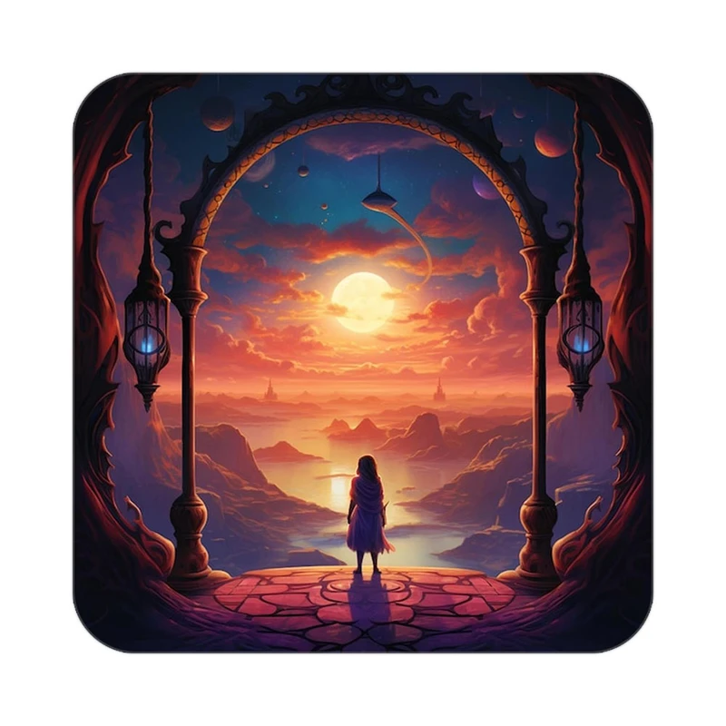 زیر لیوانی کاکتی مدل عاشقانه کد mp14085