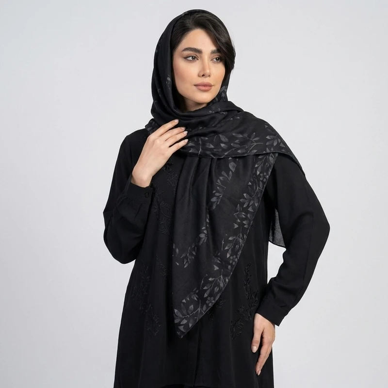روسری زنانه آنالیا مدل نخی دور دست دوز کد ana-2862