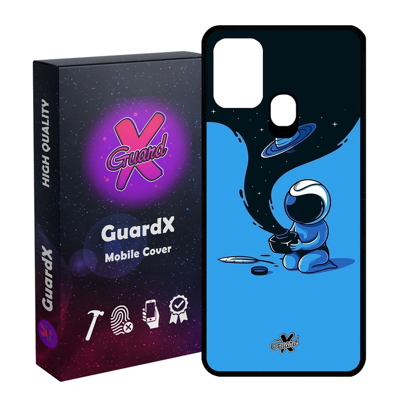 کاور گارد ایکس طرح Galaxy مدل Glass10052 مناسب برای گوشی موبایل سامسونگ Galaxy M31 / M31 Prime / F41