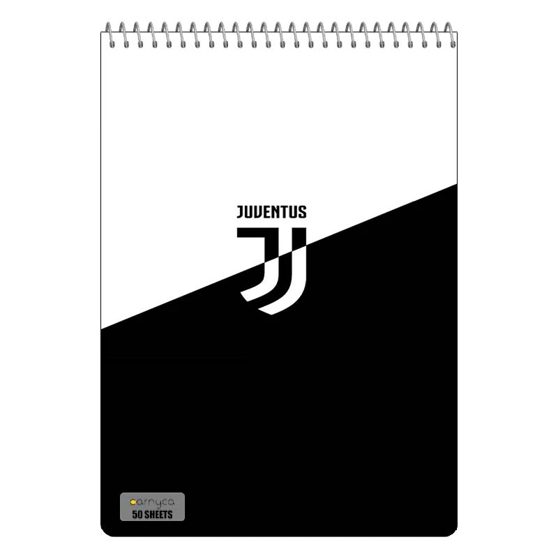 دفتر نقاشی 50 برگ سیمی کارنیکا طرح یوونتوس Juventus کد 44608