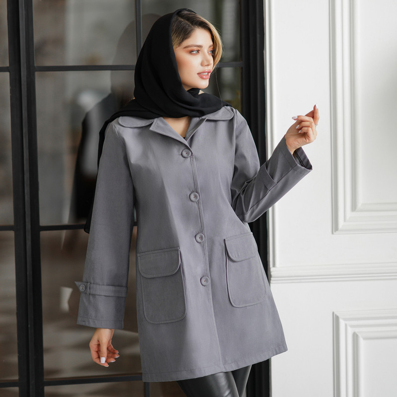 مانتو زنانه السانا مدل رایبد کد 137027