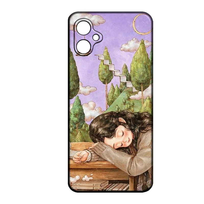 کاور طرح دخترانه کد 243  مناسب برای گوشی موبایل سامسونگ Galaxy A06