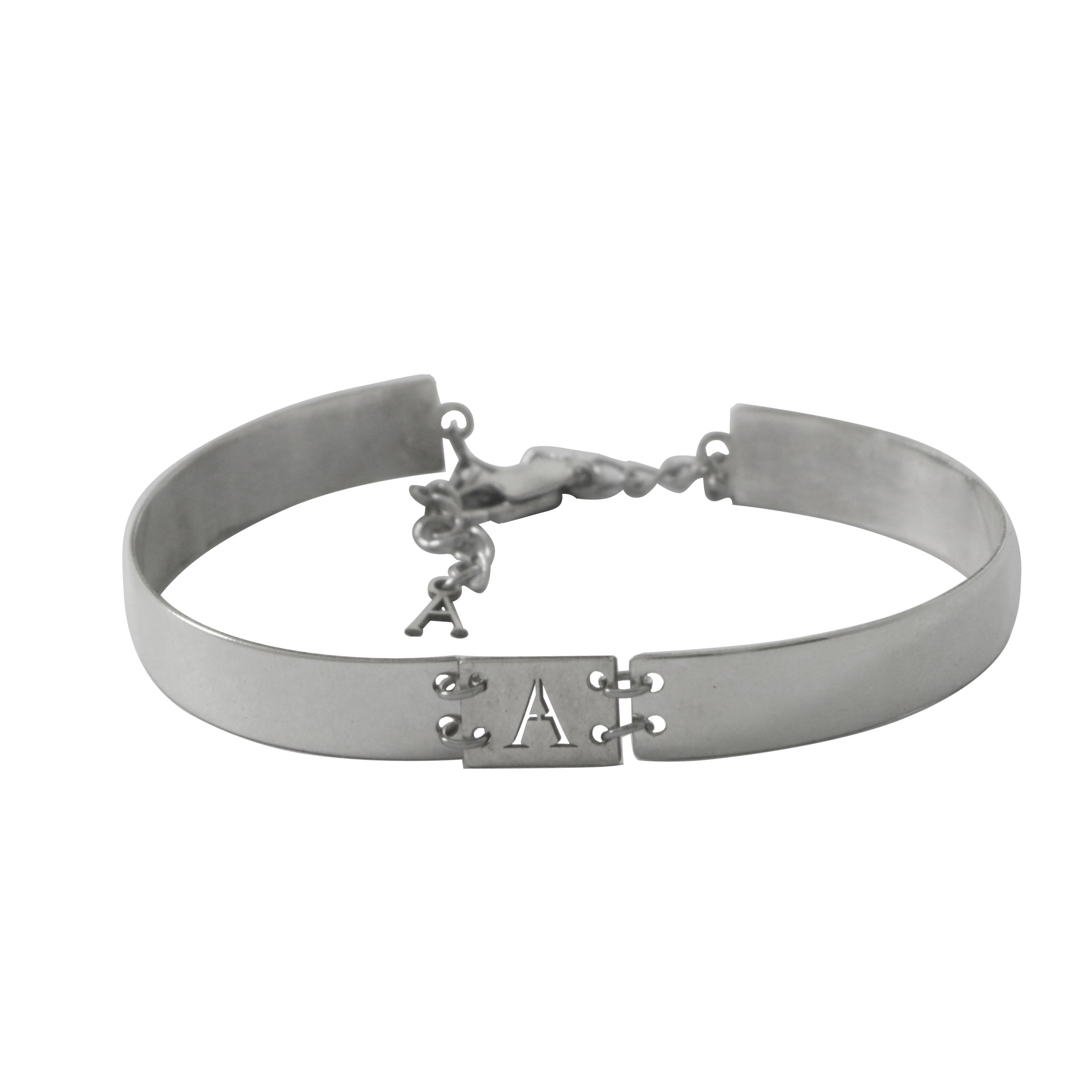 دستبند نقره زنانه دلی جم طرح A کد 638 D