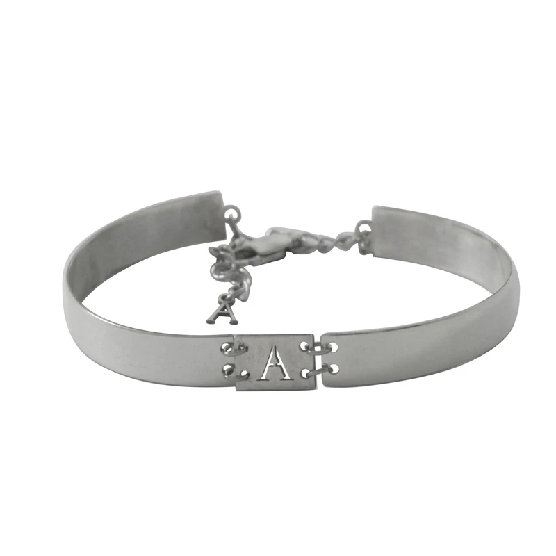 دستبند نقره زنانه دلی جم طرح A کد 638 D