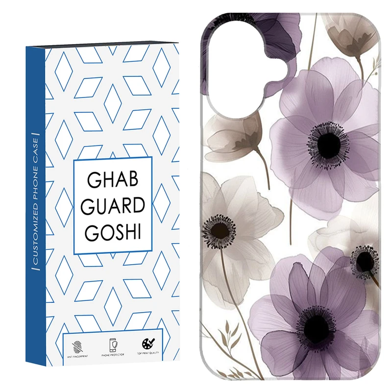 کاور قاب گارد گوشی طرح گل کد Dimo-504 مناسب برای گوشی اپل Iphone 16     