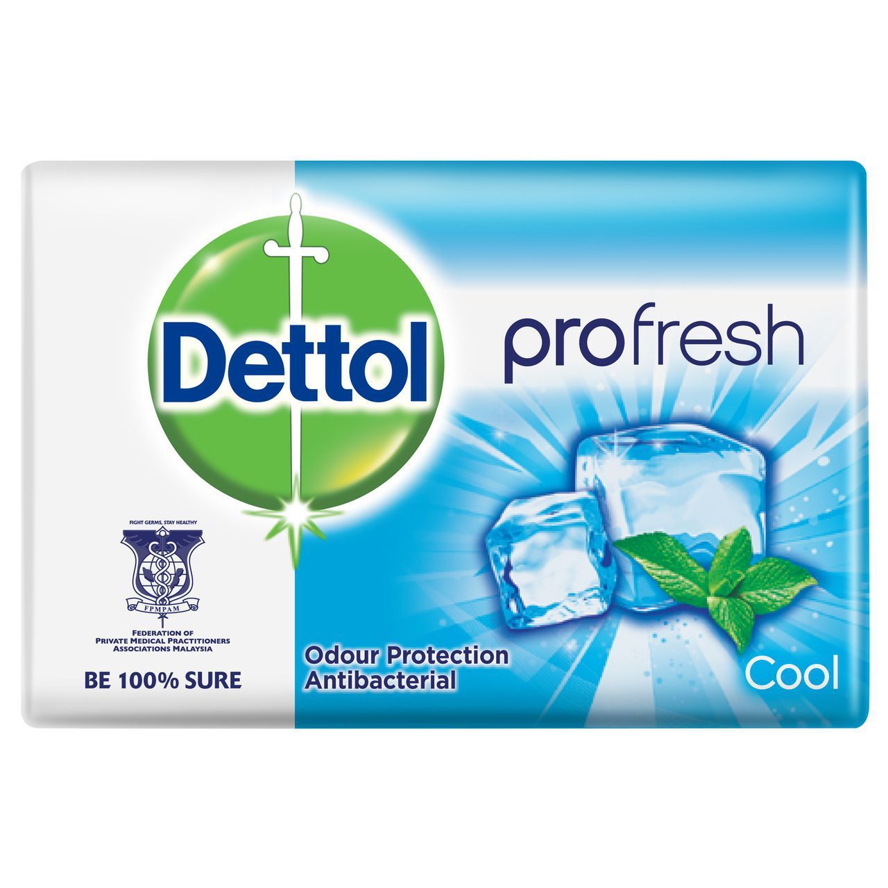 صابون ضد باکتری دتول مدل Profresh cool وزن 105 گرم