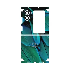 MAHOOT Green Feather-FullSkin Cover Sticker for Oppo Find N2 Flip