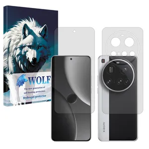 Wolf Tough model Matte screen protector suitable for Xiaomi 15 Ultra mobile phone along with the back protector