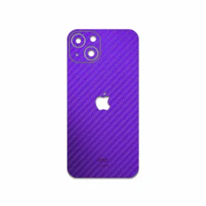 MAHOOT Purple-Fiber Cover Sticker for Apple iPhone 13