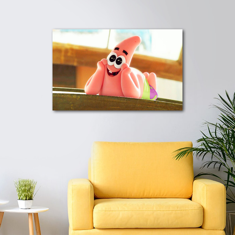 تابلو شاسی عرش مدل فانتزی انیمیشن باب اسفنجی پاتریک کد As4091