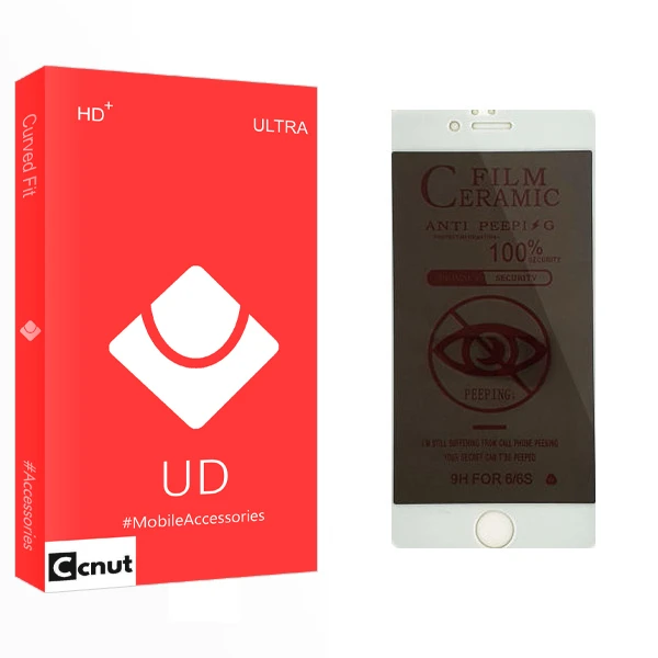 محافظ صفحه نمایش حریم شخصی کوکونات مدل UD Glass مناسب برای گوشی موبایل اپل iPhone 6
