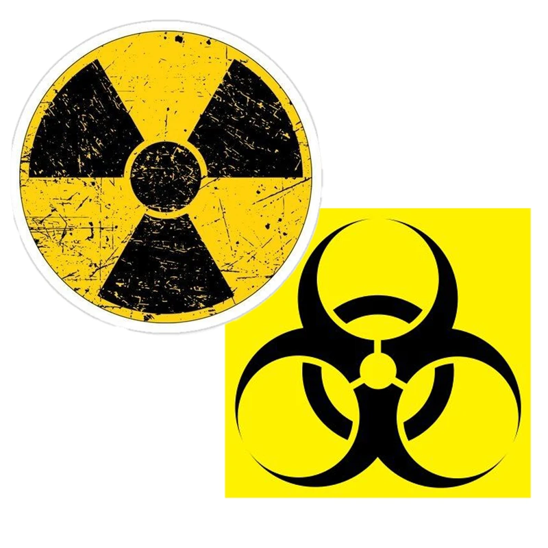 استیکر لپتاپ و گوشی مدل رادیو اکتیو کد 3681 مجموعه 2 عددی
