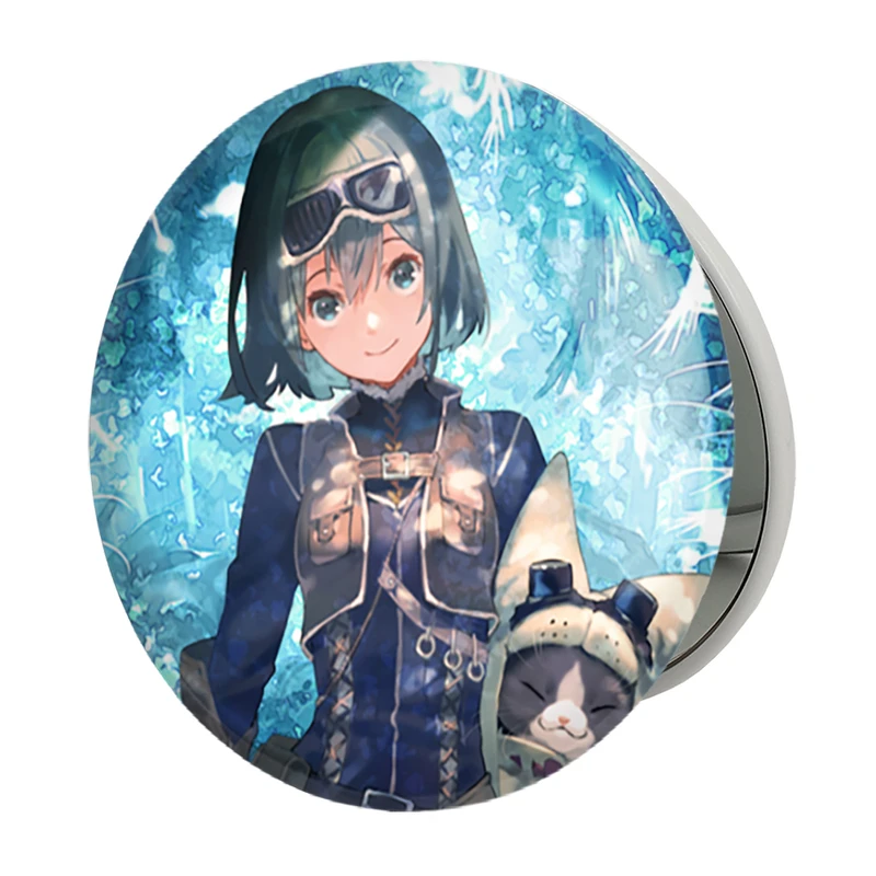 آینه جیبی خندالو طرح بازی شکارچی هیولا (Monster Hunter) مدل تاشو کد 33185
