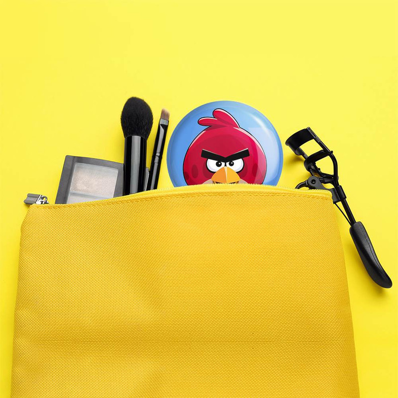 آینه جیبی خندالو مدل پرندگان خشمگین Angry Birds کد 13868 آینه جیبی خندالو مدل پرندگان خشمگین Angry Birds کد 13868