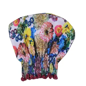 کلاه حمام طرح flower کد B11
