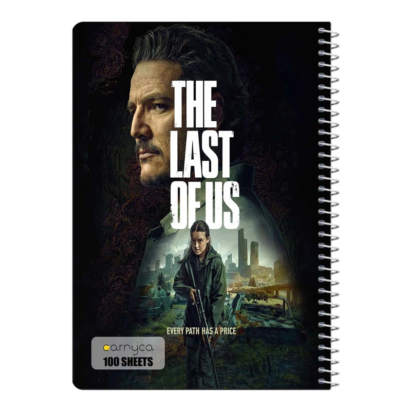 دفتر شطرنجی 100 برگ سیمی کارنیکا طرح لست اف اس The Last of Us کد 72603
