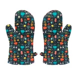 دستکش فر سیی مدل آشپزخانه کد 1223.28 بسته 2 عددی