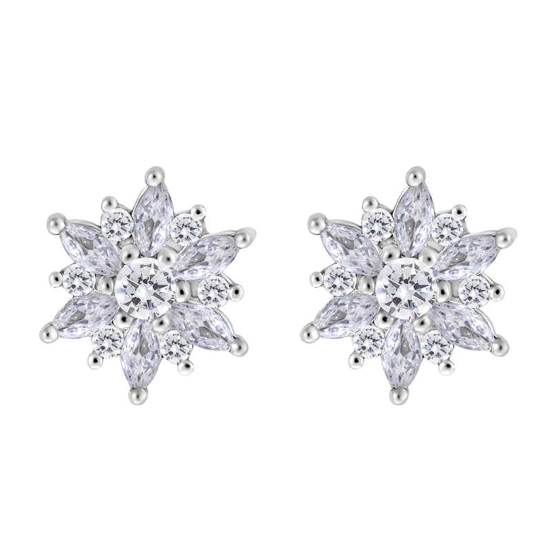 گوشواره نقره زنانه اقلیمه مدل EN311