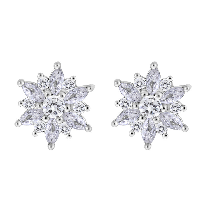 گوشواره نقره زنانه اقلیمه مدل EN311