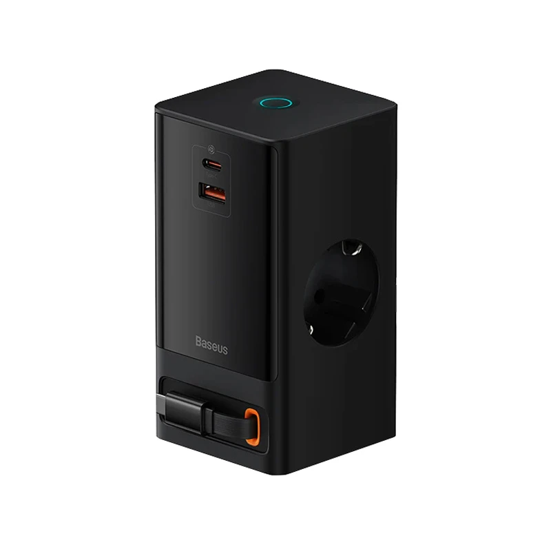 شارژر رومیزی 65 وات دو پورت بیسوس مدل CCGAN65-S2ACE